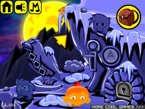 Игра Счастливая Обезьянка 512: Зов Дракона (Monkey GO Happy Stage 512: Call of the Dragon) — играть онлайн бесплатно (изображение №5)