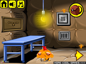 Игра Счастливая Обезьянка 513: Робин Сходит с Ума (Monkey GO Happy Stage 513: Robin goes Insane Theme) — играть онлайн бесплатно (изображение №3)