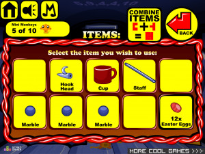 Игра Счастливая Обезьянка 515: Корабль Застрял в канале Пасха (Monkey GO Happy Stage 515: Ship stuck in canal Easter Theme) — играть онлайн бесплатно (изображение №4)