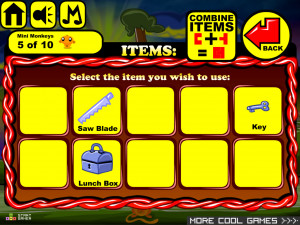 Игра Счастливая Обезьянка 517: Лох-Несское Чудовище (Monkey GO Happy Stage 517: Loch Ness Monster) — играть онлайн бесплатно (изображение №4)