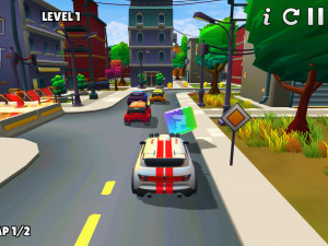 Игра Городские Гонки на Двоих 2 (2 Player City Racing 2) — играть онлайн бесплатно (изображение №4)