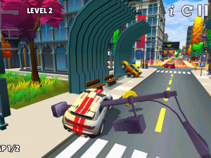 Игра Городские Гонки на Двоих 2 (2 Player City Racing 2) — играть онлайн бесплатно (изображение №6)