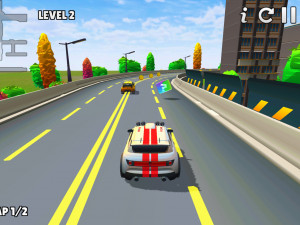 Игра Городские Гонки на Двоих 2 (2 Player City Racing 2) — играть онлайн бесплатно (изображение №7)