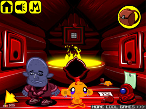 Игра Счастливая Обезьянка 518: Огненный Сокол (Monkey GO Happy Stage 518: Fire Falcon) — играть онлайн бесплатно (изображение №7)