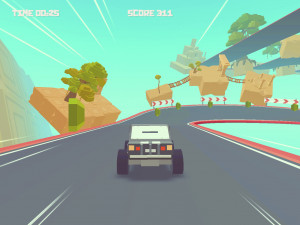 Игра 3D Монстр-трак: Небесные Дороги (3D Monster Truck: Skyroads) — играть онлайн бесплатно (изображение №2)