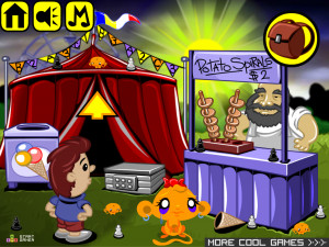 Игра Счастливая Обезьянка 519: Ярмарка / Шахматы  (Monkey GO Happy Stage 519: The County Fair / Chess and checkmate / Potato Spiral Theme) — играть онлайн бесплатно (изображение №2)