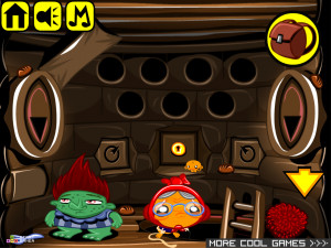 Игра Счастливая Обезьянка 520: Духовное Пламя (Monkey GO Happy Stage 520: Spirit Flames) — играть онлайн бесплатно (изображение №6)