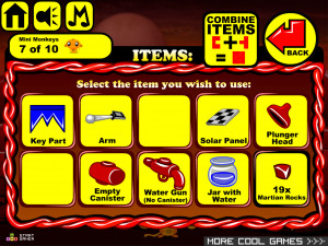 Игра Счастливая Обезьянка 521: Марсоход Перси встречает марсианскую обезьяну и Плутон (Monkey GO Happy Stage 521: Percy the Mars Rover meets Martian Monkey and Pluto Theme) — играть онлайн бесплатно (изображение №5)