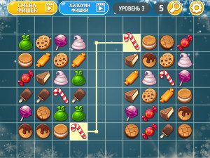 Игра Онет Мастер: Хэллоуин Фишки (Onet Master: Halloween) — играть онлайн бесплатно (изображение №3)