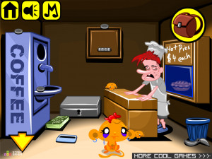 Игра Счастливая Обезьянка 527: Инопланетянин Абуба Встречает Обезьянку (Monkey GO Happy Stage 527: Abuba the Alien Meets the Monkeys) — играть онлайн бесплатно (изображение №3)