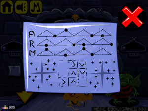 Игра Счастливая Обезьянка 528: Замковый Котел — Глава 1 (Monkey GO Happy Stage 528: Castle Cauldron — Chapter 1) — играть онлайн бесплатно (изображение №4)