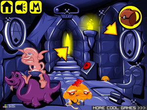 Игра Счастливая Обезьянка 528: Замковый Котел — Глава 1 (Monkey GO Happy Stage 528: Castle Cauldron — Chapter 1) — играть онлайн бесплатно (изображение №6)