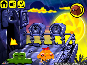 Игра Счастливая Обезьянка 528: Замковый Котел — Глава 1 (Monkey GO Happy Stage 528: Castle Cauldron — Chapter 1) — играть онлайн бесплатно (изображение №7)