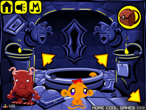 Игра Счастливая Обезьянка 530: Замковый Котел — Глава 2 (Monkey GO Happy Stage 530: Castle Cauldron — Chapter 2) — играть онлайн бесплатно (изображение №3)