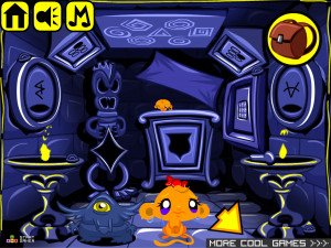 Игра Счастливая Обезьянка 530: Замковый Котел — Глава 2 (Monkey GO Happy Stage 530: Castle Cauldron — Chapter 2) — играть онлайн бесплатно (изображение №5)