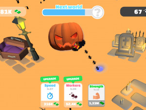 Игра Идле Муравьи Хэллоуин (Idle Ants Halloween) — играть онлайн бесплатно (изображение №2)