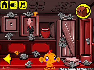 Игра Счастливая Обезьянка 533: Круэлла де Виль и 101 Обезьяна! (Monkey GO Happy Stage 533: Cruella Deville and 101 monkeys!) — играть онлайн бесплатно (изображение №3)