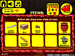 Игра Счастливая Обезьянка 533: Круэлла де Виль и 101 Обезьяна! (Monkey GO Happy Stage 533: Cruella Deville and 101 monkeys!) — играть онлайн бесплатно (изображение №4)