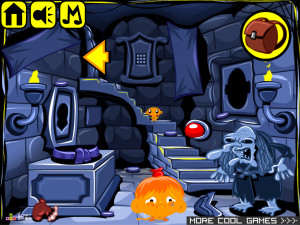 Игра Счастливая Обезьянка 534: Замковый Котел — Глава 4 (Monkey GO Happy Stage 534: Castle Cauldron — Chapter 4) — играть онлайн бесплатно (изображение №2)