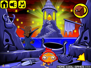 Игра Счастливая Обезьянка 538: Сокровище Храма (Monkey GO Happy Stage 538: Temple Treasure) — играть онлайн бесплатно (изображение №2)