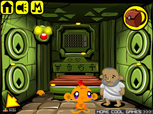 Игра Счастливая Обезьянка 540: Священный Сфинкс (Monkey GO Happy Stage 540: The Sacred Sphinx) — играть онлайн бесплатно (изображение №5)