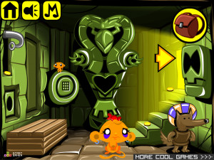 Игра Счастливая Обезьянка 540: Священный Сфинкс (Monkey GO Happy Stage 540: The Sacred Sphinx) — играть онлайн бесплатно (изображение №6)