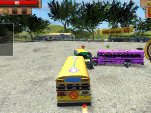 Игра Дерби на Школьном Автобусе (School Bus Demolition Derby) — играть онлайн бесплатно (изображение №3)