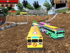Игра Дерби на Школьном Автобусе (School Bus Demolition Derby) — играть онлайн бесплатно (изображение №2)