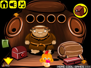 Игра Счастливая Обезьянка 541: Робин Гуд и лес Шермонки (Monkey GO Happy Stage 541: Robin Hood (aka Robin V) and the Shermonkey Forest Theme) — играть онлайн бесплатно (изображение №3)