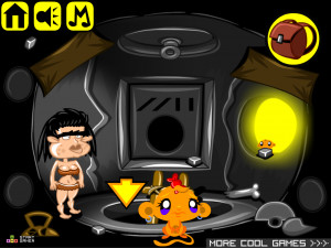 Игра Счастливая Обезьянка 542: Пузырь Дино (Monkey GO Happy Stage 542: Bubble Dino) — играть онлайн бесплатно (изображение №7)