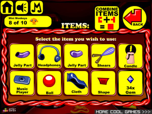 Игра Счастливая Обезьянка 544: Приключения Джокера (Monkey GO Happy Stage 544: Joker Adventure) — играть онлайн бесплатно (изображение №8)