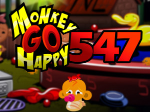 Игра Счастливая Обезьянка 547: Летняя Вечеринка у Бассейна (Monkey GO Happy Stage 547: Summertime Pool Party with Monkeys and Fishies Theme) — играть онлайн бесплатно (изображение №1)
