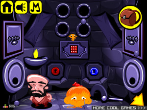 Игра Счастливая Обезьянка 548: Золотые Птицы (Monkey GO Happy Stage 548: Golden Birds) — играть онлайн бесплатно (изображение №7)