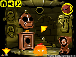 Игра Счастливая Обезьянка 550: Пустынный Червь (Monkey GO Happy Stage 550: Desert Worm) — играть онлайн бесплатно (изображение №3)