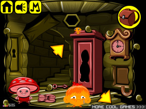 Игра Счастливая Обезьянка 550: Пустынный Червь (Monkey GO Happy Stage 550: Desert Worm) — играть онлайн бесплатно (изображение №4)