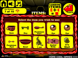 Игра Счастливая Обезьянка 550: Пустынный Червь (Monkey GO Happy Stage 550: Desert Worm) — играть онлайн бесплатно (изображение №7)