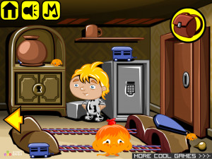 Игра Счастливая Обезьянка 553: Зависание Компьютера (Monkey GO Happy Stage 553: The New stage was delayed due to computer freezes theme) — играть онлайн бесплатно (изображение №3)