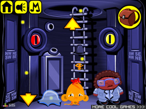 Игра Счастливая Обезьянка 554: Сибирский НЛО (Monkey GO Happy Stage 554: Siberian U.F.O.) — играть онлайн бесплатно (изображение №5)