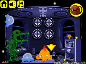 Игра Счастливая Обезьянка 554: Сибирский НЛО (Monkey GO Happy Stage 554: Siberian U.F.O.) — играть онлайн бесплатно (изображение №6)