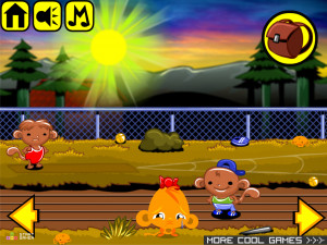 Игра Счастливая Обезьянка 555: Олимпийские Игры (Monkey GO Happy Stage 555: Monkey lympics Get those monkeys back to school Theme) — играть онлайн бесплатно (изображение №3)