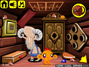 Игра Счастливая Обезьянка 556: Бабочки (Monkey GO Happy Stage 556: Butterflies) — играть онлайн бесплатно (изображение №7)