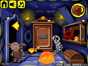 Игра Счастливая Обезьянка 557: Волшебнице нужно победить Лорда Молдеворта (Monkey GO Happy Stage 557: The girl witch who needs to defeat Lord Moldevort Theme) — играть онлайн бесплатно (изображение №3)