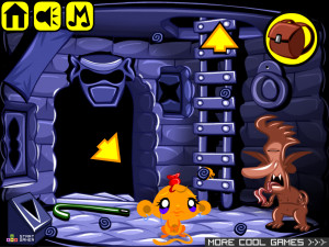 Игра Счастливая Обезьянка 558: Потерянный Мальчик — Глава 1 (Monkey GO Happy Stage 558: The Lost Boy — Chapter 1) — играть онлайн бесплатно (изображение №5)