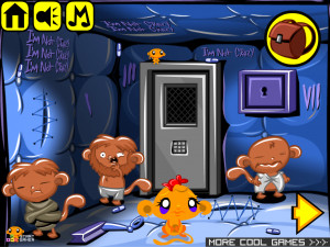 Игра Счастливая Обезьянка 559: Обезьяны Сходят с Ума (Monkey GO Happy Stage 559: Monkeys go crazy because there are too many themes to choose from theme) — играть онлайн бесплатно (изображение №2)
