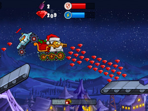 Игра Машина Ест Машину: Арктическое Приключение (Car Eats Car: Arctic Adventure) — играть онлайн бесплатно (изображение №2)