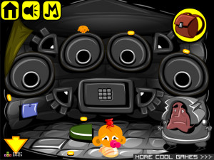 Игра Счастливая Обезьянка 566: Золотые Драгоценности (Monkey GO Happy Stage 566: Golden Jewels) — играть онлайн бесплатно (изображение №4)