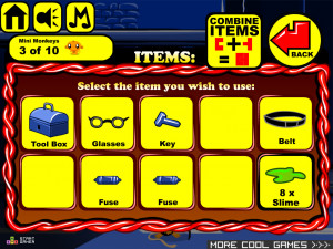 Игра Счастливая Обезьянка 567: Охотники за Привидениями (Monkey GO Happy Stage 567: Monkey Busters (Ghostbusters)) — играть онлайн бесплатно (изображение №3)