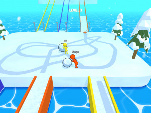 Игра Гонки со Снежным Шаром (Snowball Racing) — играть онлайн бесплатно (изображение №5)