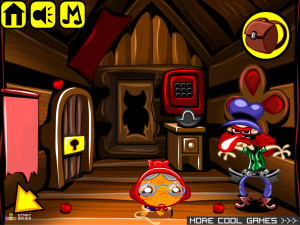 Игра Счастливая Обезьянка 570: Каменный Монстр (Monkey GO Happy Stage 570: Rock Monster) — играть онлайн бесплатно (изображение №3)