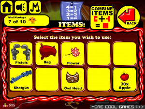 Игра Счастливая Обезьянка 570: Каменный Монстр (Monkey GO Happy Stage 570: Rock Monster) — играть онлайн бесплатно (изображение №8)